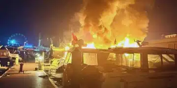 Tuzla’da Marinada Korkutan Yangın: Dört Tekne Kullanılamaz Hale Geldi