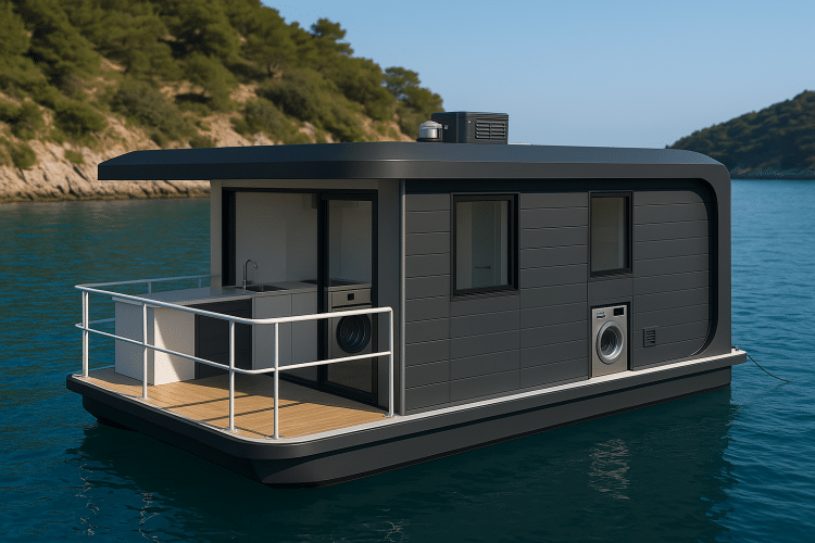 Atık Su Çilesi Yeni Bir Ürüne Dönüştü: Küçük Tekneler İçin Yüzer Hizmet Platformu