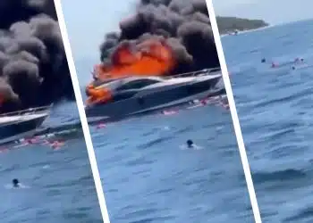 Kınalıada’da Tekne Yangını: 16 Kişi Denize Atladı