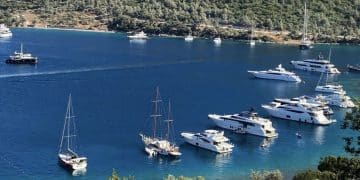 Marina Fiyatları Yükseldi, Lüks Yatlar Koylara Yöneldi