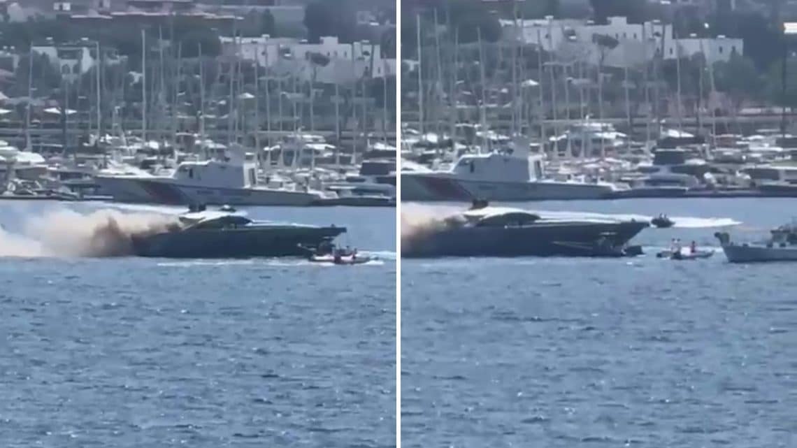 Bodrum Yalıkavak’ta Lüks Yatta Yangın