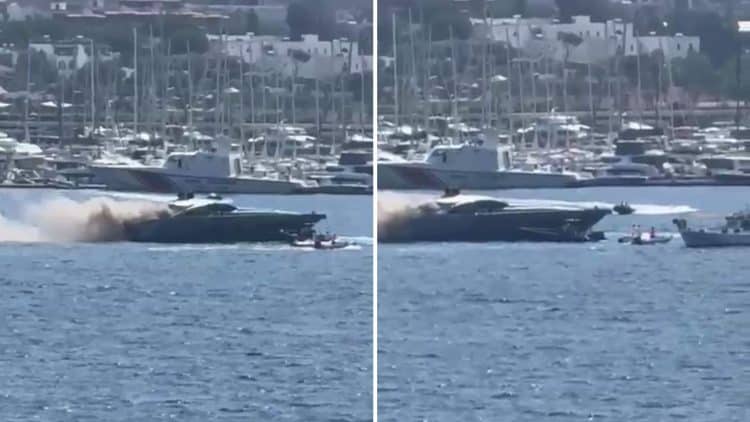 Bodrum Yalıkavak’ta Lüks Yatta Yangın