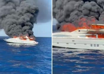 İbiza Açıklarında Lüks Yat “Da Vinci” Alev Aldı: 7 Kişi Kurtarıldı