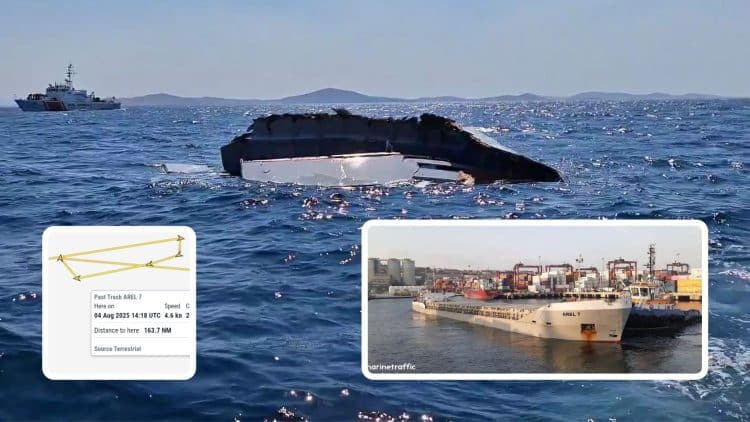 MarineTraffic Kayıtları: Arel 7 O Gün Böyle Manevra Yaptı