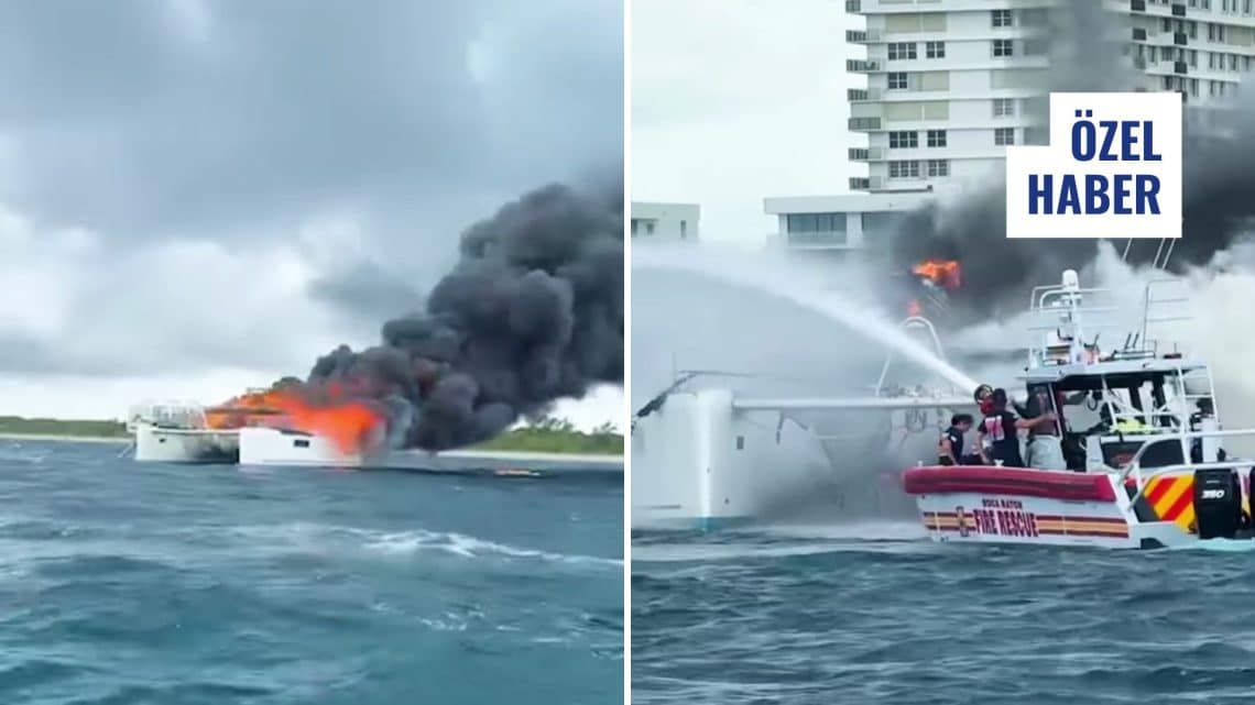 Florida’da 52 Feet Katamaran Alev Aldı: Yolcular Son Anda Tahliye Edildi