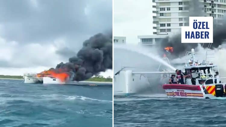 Florida’da 52 Feet Katamaran Alev Aldı: Yolcular Son Anda Tahliye Edildi
