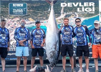 Teos Marina’da 185,5 Kg’lık Dev Orkinos Tuna Masters’a Damga Vurdu