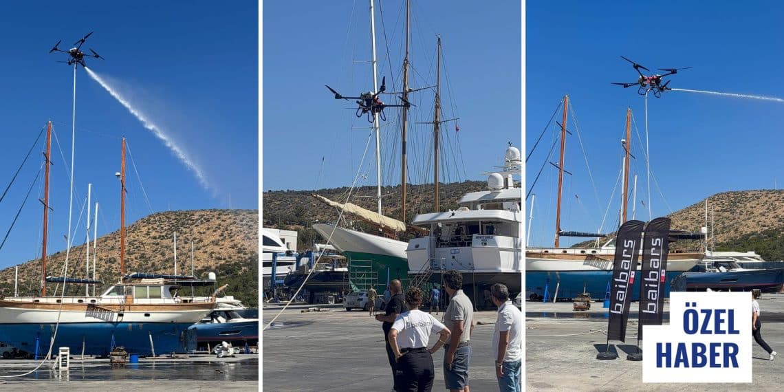Yerli Girişimden Tersane ve Marina Yangınlarına Çözüm: CESUR-III Dronu
