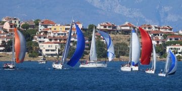 Ayvalık’ta İlk Yat Yarışı Tamamlandı: 23 Tekne Rüzgarla Yarıştı