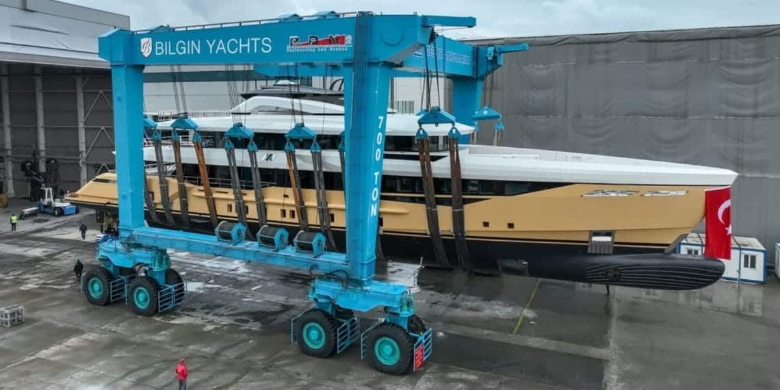 Bilgin 170 Serisinin İlk Yatı “Tamasha” Denize İndirildi