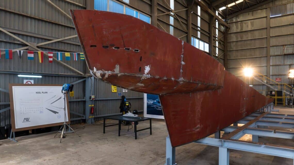 Ada Yacht Works’te Yeni Proje: DaGuSha VII’nin Omurgası Koyuldu