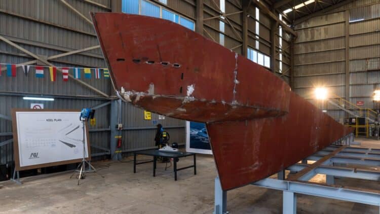 Ada Yacht Works’te Yeni Proje: DaGuSha VII’nin Omurgası Koyuldu