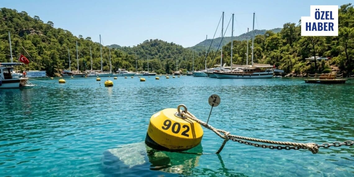Göcek’te 17 Koyda Deria Sistemi: Toplam Kapasite 902 Tekne