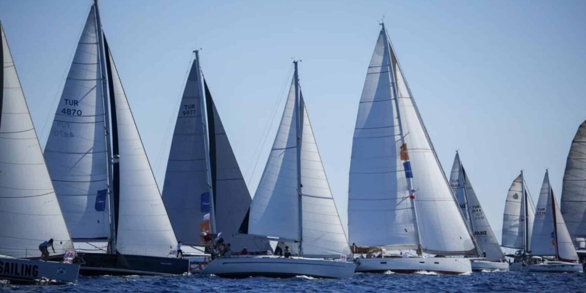 38. The Bodrum Cup’ta 90 Tekne Knidos’tan Ortakent’e Yelken Açtı