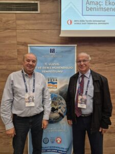 Prof. Dr. Ahmet Cevdet Yalçıner ve Ali Boratav 11. Ulusal Kıyı ve Deniz Mühendisliği Sempozyumu’nda
